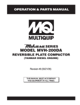 MQ Multiquip MVH200DA User manual