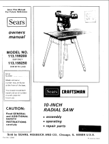 Craftsman 113.199250 Owner's manual