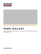Wincor Nixdorf P4-EPC/B-E2 Operating instructions