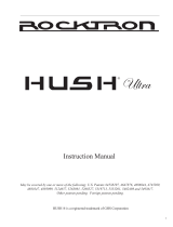 Rock­tron HUSH Ultra Owner's manual