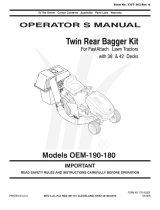MTD 42in Twin Bagger User manual