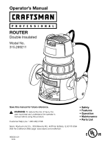 Craftsman 315269211 Owner's manual