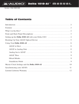 M-Audio Delta 1010AI User manual