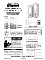 Kenmore KENMORE POWER MISER 153.336801 User manual