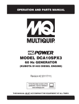 MQ Power DCA10SPX3 User manual