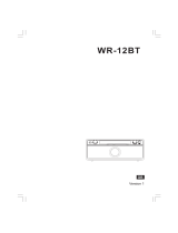 Sangean WR-12BT User manual