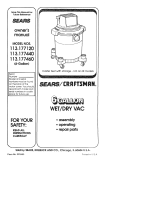 Craftsman 113177440 Owner's manual