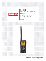 Simrad HH36 marine handheld VHF RADIO User guide