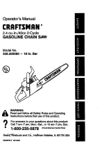 Craftsman 358.350080 Owner's manual