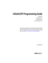 VMware vShield VSHIELD APP 1.0 - API User guide