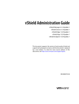 VMware vShield VSHIELD MANAGER 4.1.0 UPDATE 1 - API User guide
