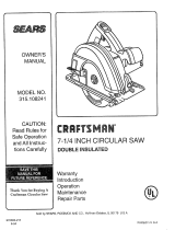 Craftsman 315108241 Owner's manual