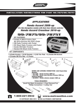 Metra 99-7875T User manual