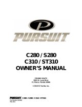 PURSUIT S280 Owner's manual