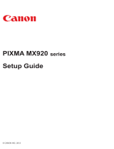 Canon PIXMA MX920/MX922 User manual