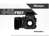 Mamiya 645 Pro User manual
