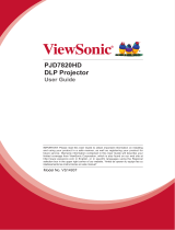 ViewSonic PJD7820HD-S User manual