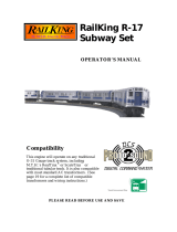 MTH R-17 Subway Set Operating instructions