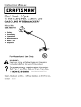 Craftsman WEEDWACKER 358.795541 Owner's manual