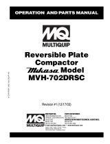 MQ Multiquip MVH-702DRSC User manual