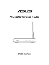 Asus WL 520GU - Wireless Router User manual