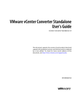 VMware CONVERTER STANDALONE 4.3 User manual