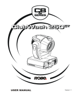 Robe ClubWash 250CT User manual