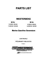 Westerbeke 7.0 BCGD Low-Profile User manual