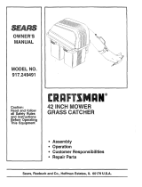 Sears 917249491 User manual