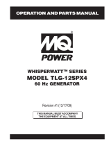 MQ Power Whisperwatt TLG-12SPX4 User manual