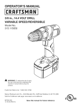 Craftsman 315.115650 Owner's manual