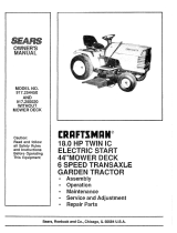 Craftsman 91725000 Owner's manual