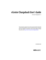 VMware vCenter Chargeback Manager 1.5 User manual