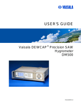 Vaisala DM500 User manual