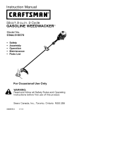 Craftsman WEEDWACKER C944.515570 Owner's manual