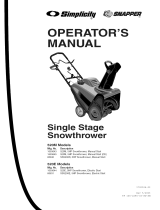 Snapper SS5200E Owner's manual