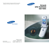 Samsung SGH-V200 User manual