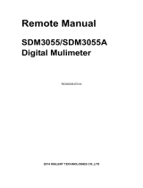 SIGLENT SDM3065X 6 ½ Digits Dual-Display Digital Multimeter User manual
