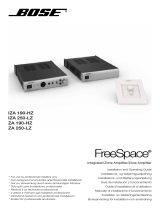 Bose FreeSpace ZA 190-HZ Owner's manual