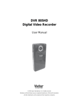 Vivitar DVR 805HD User manual