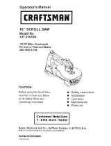 Craftsman 137.216100 Owner's manual
