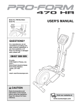 ProForm PFEVEL2786 Owner's manual