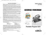 George Foreman GP160A User manual