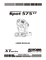 Robe Spot 575 XT User manual