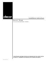 Dacor ER30DSRSCHLP Installation guide