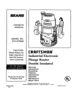 Craftsman 315275062 Owner's manual