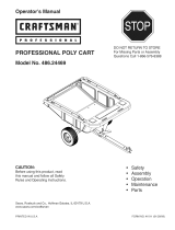 Craftsman 486.24469 Owner's manual