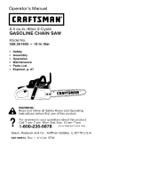 Craftsman 35088 - 18 in. Gas Chainsaw Owner's manual