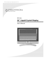 PROTRON PLTV-26M User manual