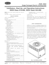 Carrier 50GS030300 Installation guide